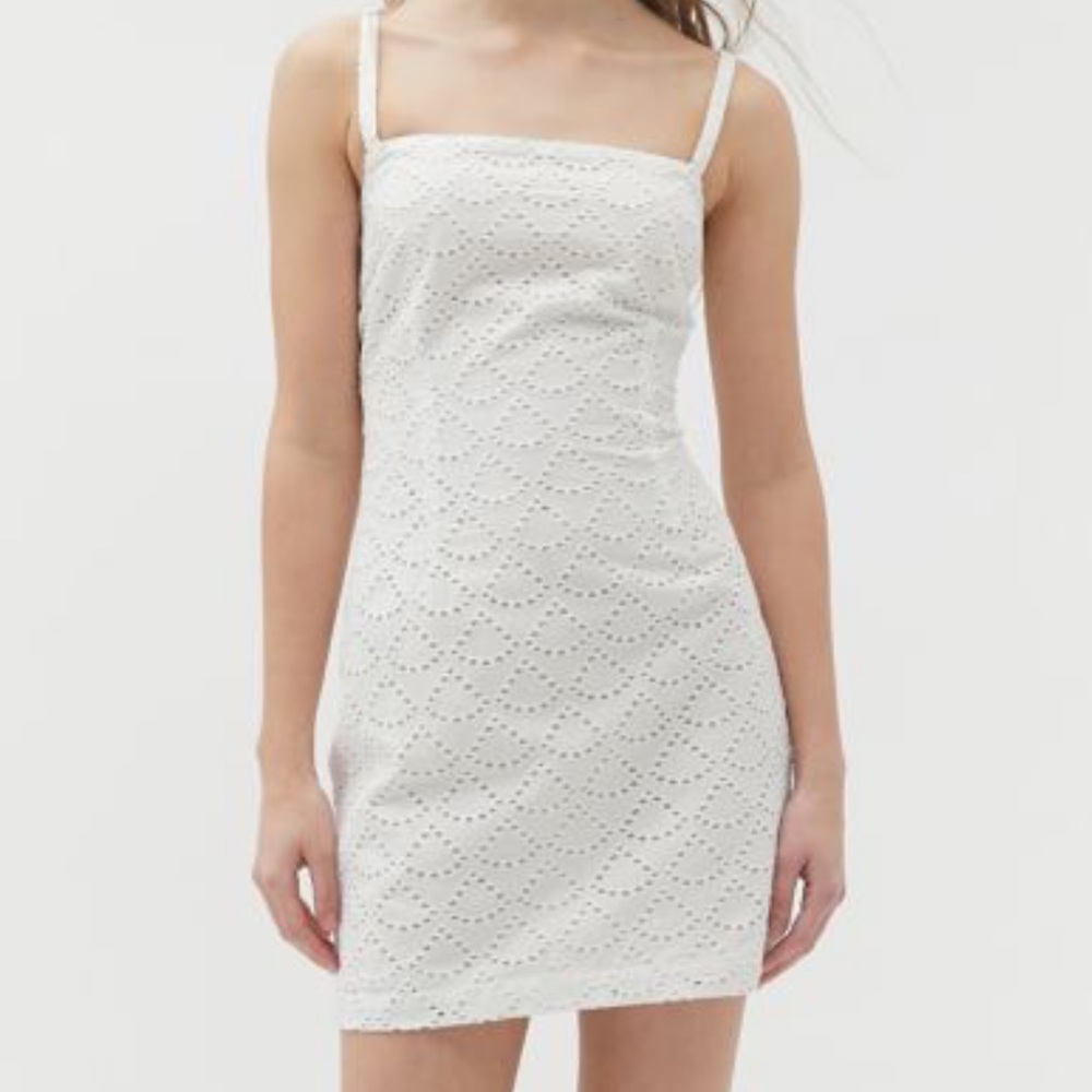 Urban Outfitters White Eyelet Dress